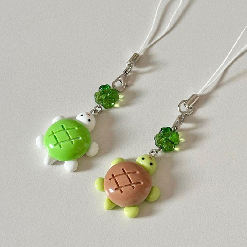 

boraand Lucky Lucky Turtle Keychain (2 colors) Chocolate Bread Turtle