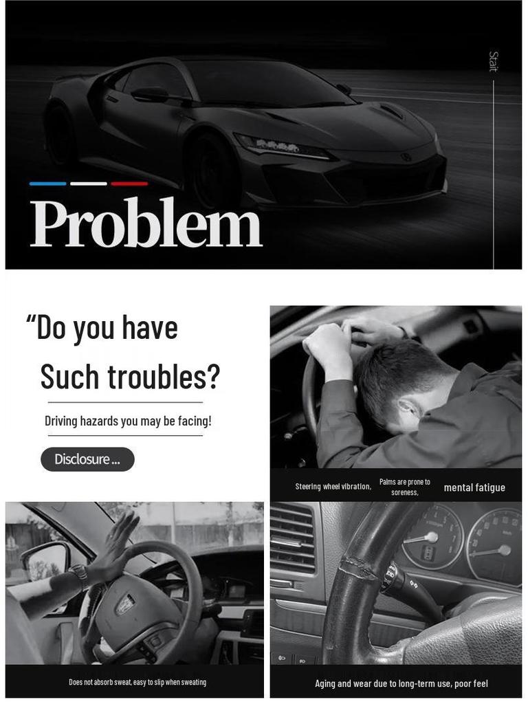 Premium Genuine Leather Steering Wheel Cover for Geely Models: Xingyue L, Boyue, Emgrand L, Xingrui, Binyue, Vision X3 - Ultra-Thin Grip Design.