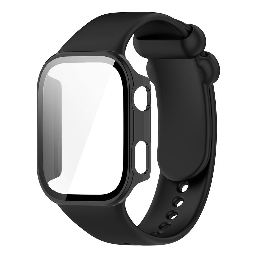 Silicone Strap with PC Case Cover for Redmi Watch 6 Band Sports Comfortable Replacement Bracelet for Xiaomi Redmi Watch6