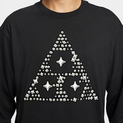 Men's Nike ACG T Shirts Men's Black Crew Neck Moderate