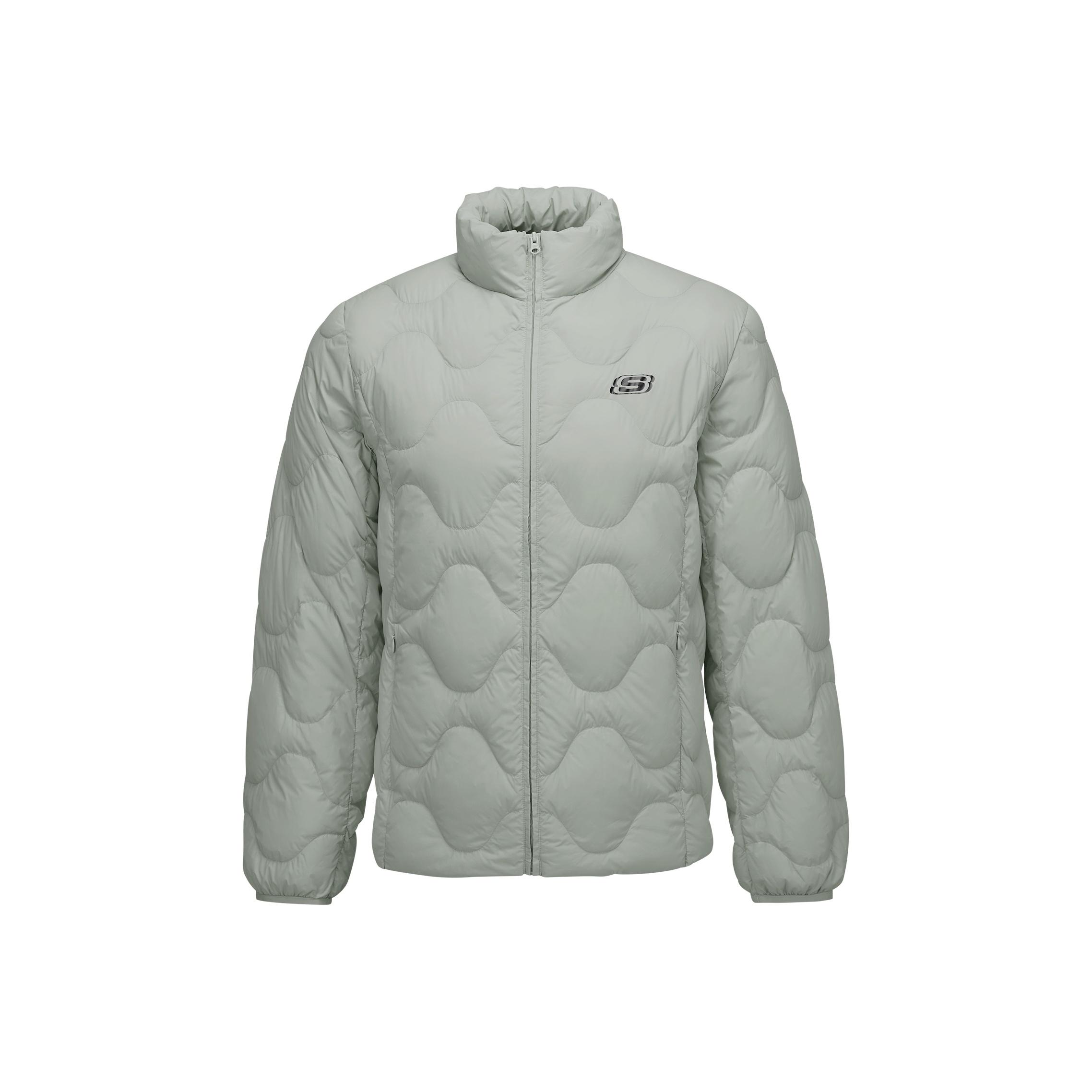Skechers Windproof Waterproof Oil-Resistant Warm Insulated Woven Durable Sports Casual Stand Collar Down Jacket Unisex outerwear L425U042-04H0 XS
