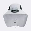 Solar Fan Hat Wide-Brimmed Shawl Fishing Hat with Dual-Power Fan Design Solar USB Charging UV-Protection Outdoor Hat