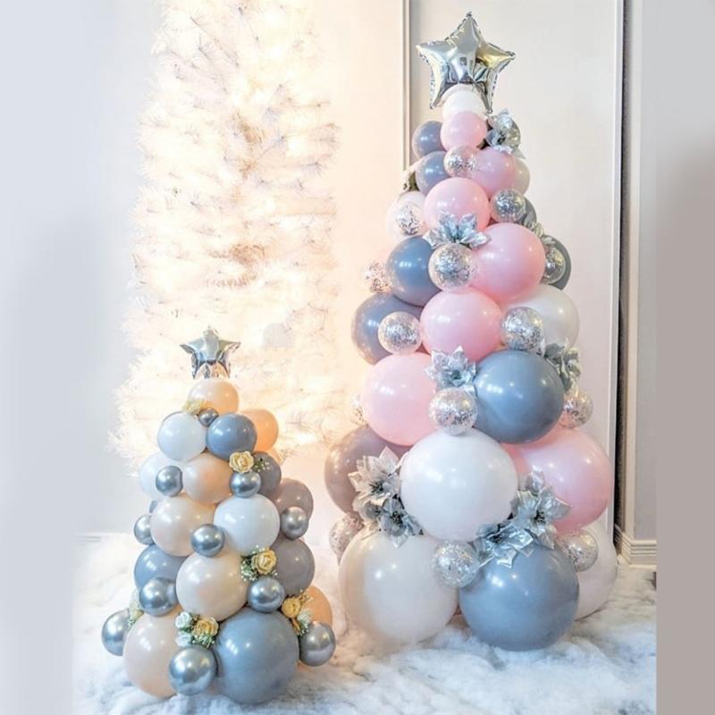 Foil Star Christmas Tree Balloon for New Year Party Decor Christmas Decorations