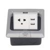 Recessed Floor Electrical Outlet Kit  and Dual USB Port Waterproof Electrical Outlet Cover Box