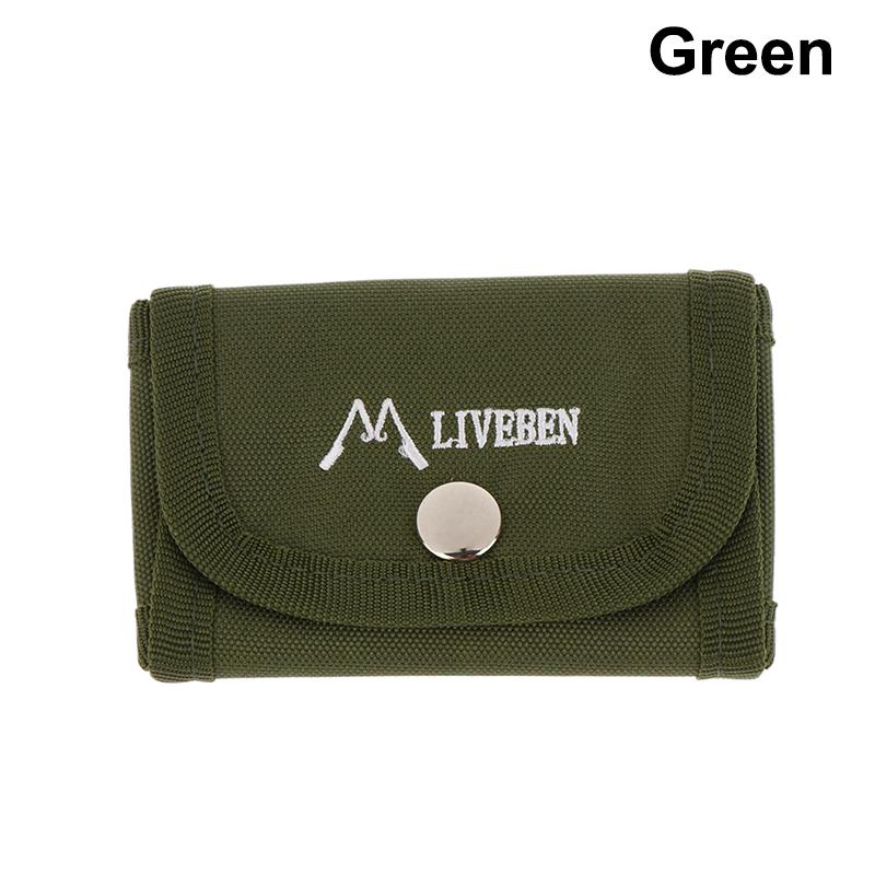 

Кейс для безопасной бритвы из Оксфордской ткани Винтажный Хранение Портативный Чехол для защиты бритвы Складная конструкция Защитный Чехол для переноски бороды зелёный