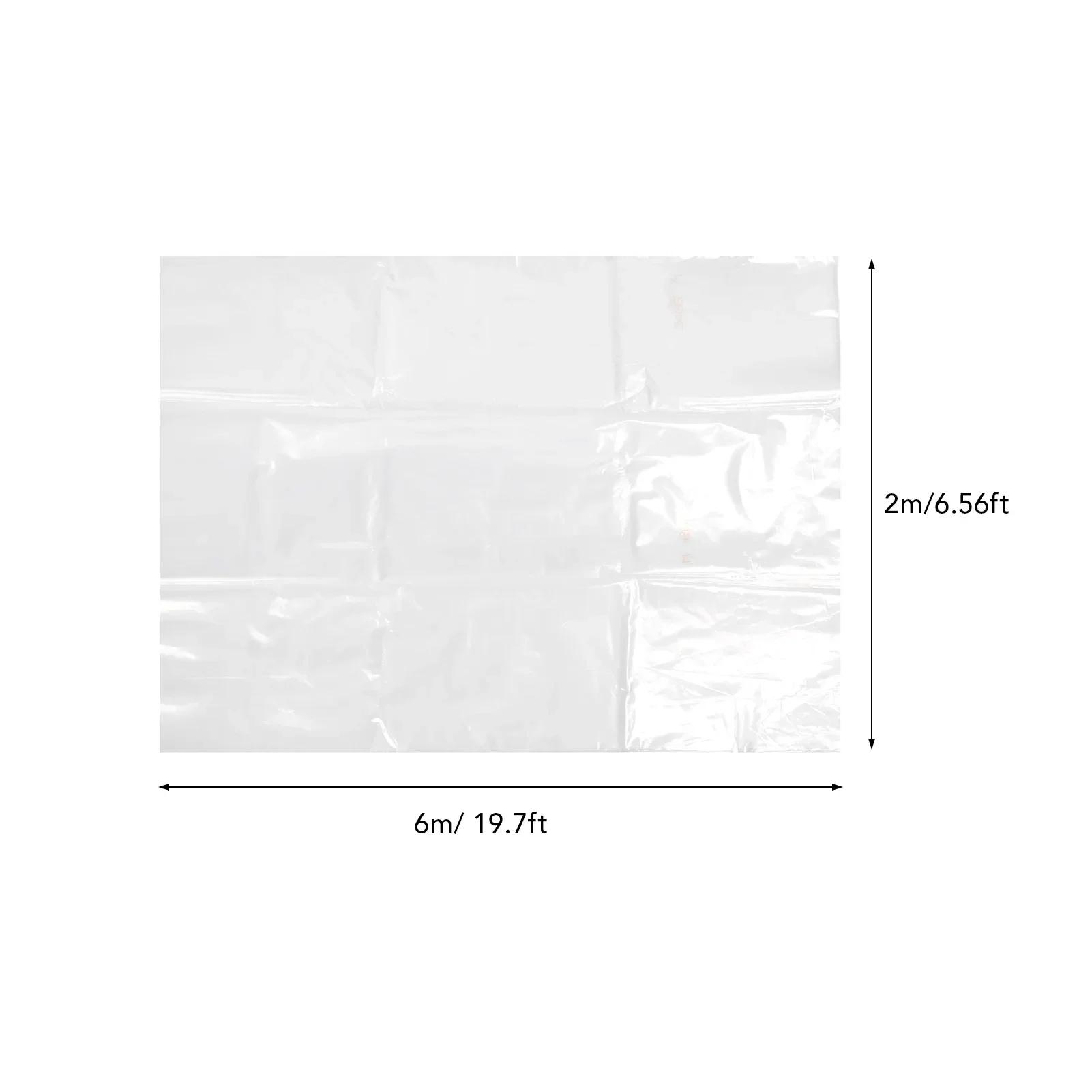 Прозрачная пленка для садового парника Прозрачная морозостойкая полиэтиленовая пленка для парника Садовое растение Наружное 2x6м/2x10м