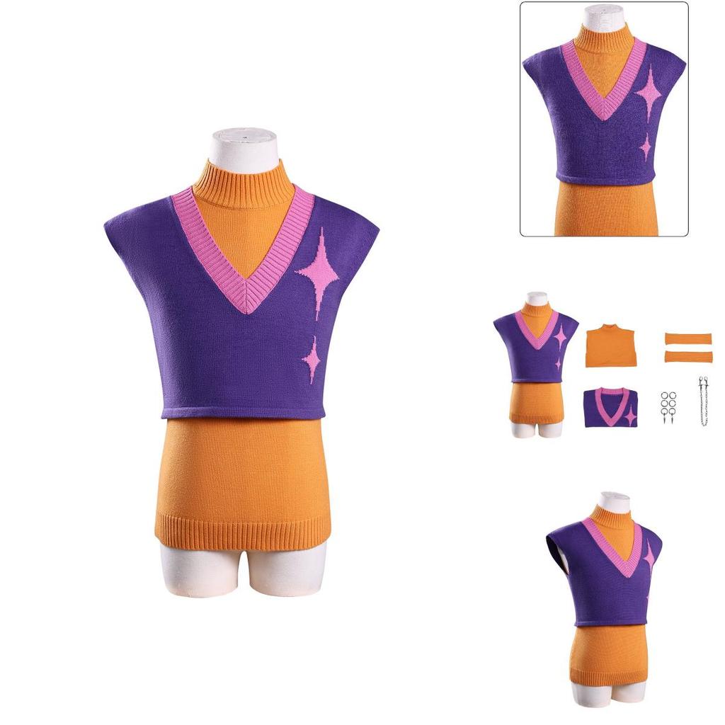 Kpop Demon Hunters Cosplay Costume With Polyester Fabric For Anime Game Role Play