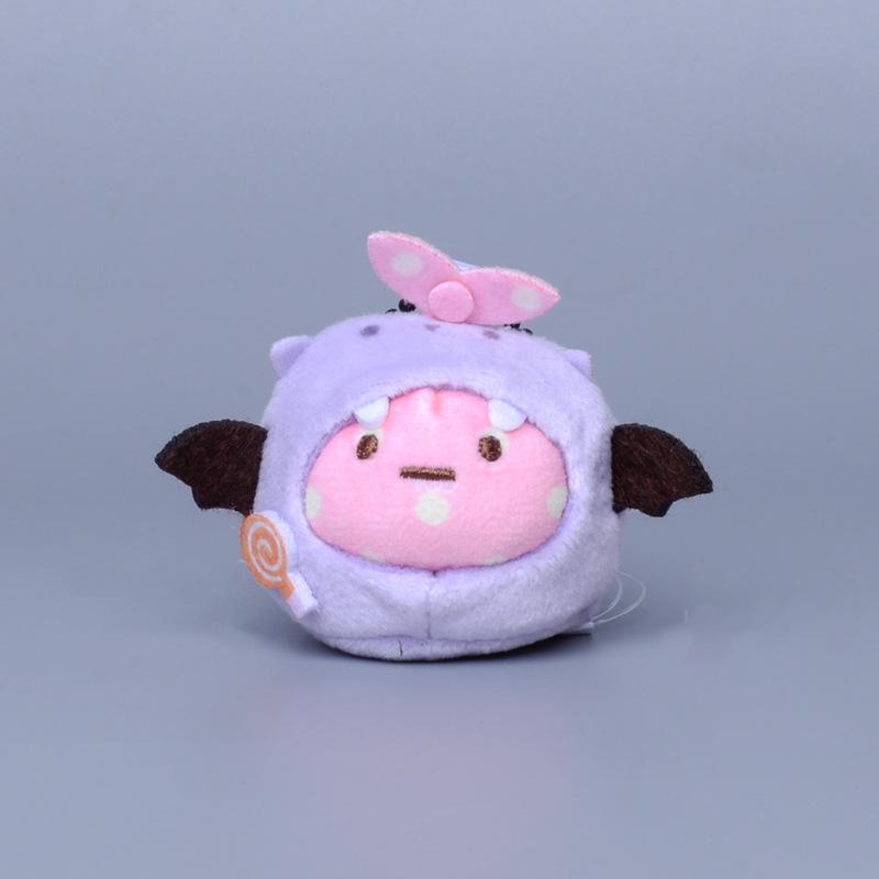 Pumpkin Sumikkogurashi Halloween Ghost Fried Shrim Plush Keychain Gift Doll Kids