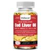 Ulei de ficat de cod bogat în Omega 3, EPA și DHA Supliment alimentar, 120 capsule moi per sticlă