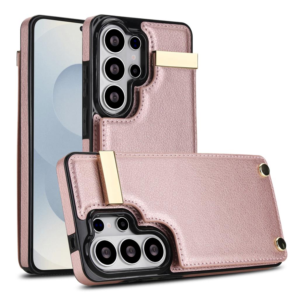 Luxury Leather Wallet Case for Samsung Galaxy S23 S24 S25 S26 Ultra Plus A56 A55 A15 A54 Card Holder Phone Cover Protective Case