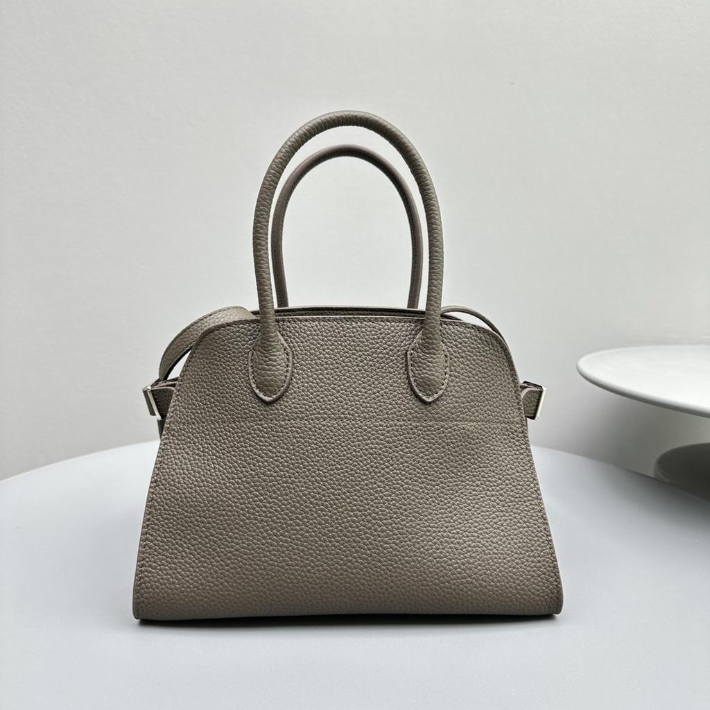 Classic Margaux 10-Inch Handbag First-Layer Cowhide Tote Bag Simple And Versatile Single Shoulder Diagonal Span Bag