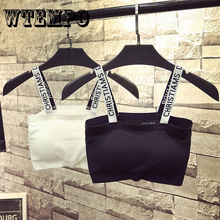 Women Girls Yoga Sports Bra Sexy Seamless Wire Free Brassiere