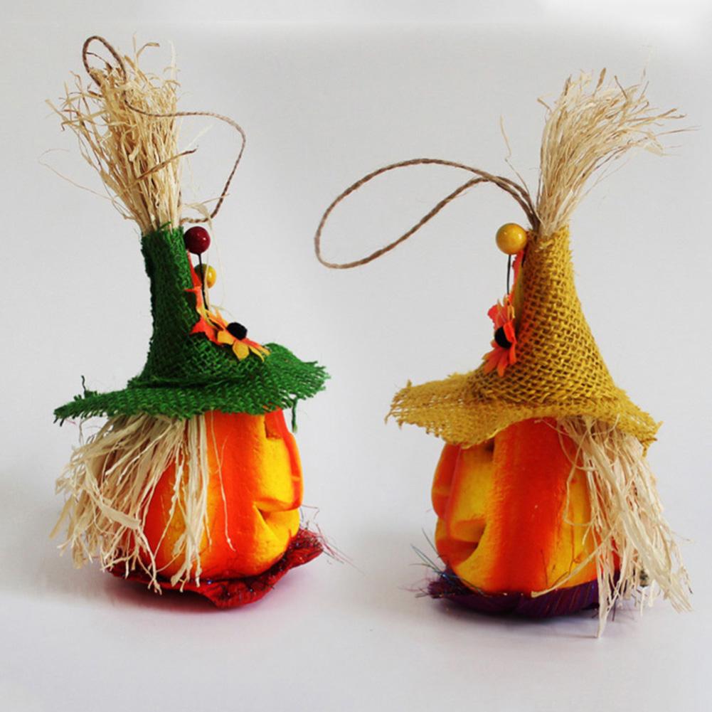 F&P Store Hollow Pumpkin with Hat LED Light Lamp Lantern Halloween Home Party Bar Decor