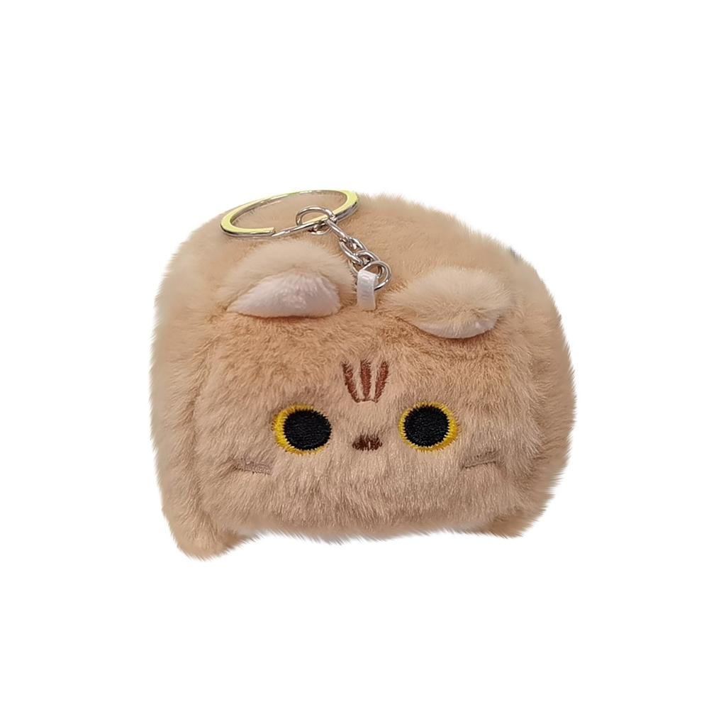 Sevimli Ve Şirin Kolye Peluş Oyuncak Karikatür Küpler Kedi Bebek Çantası Kolye Anahtarlık