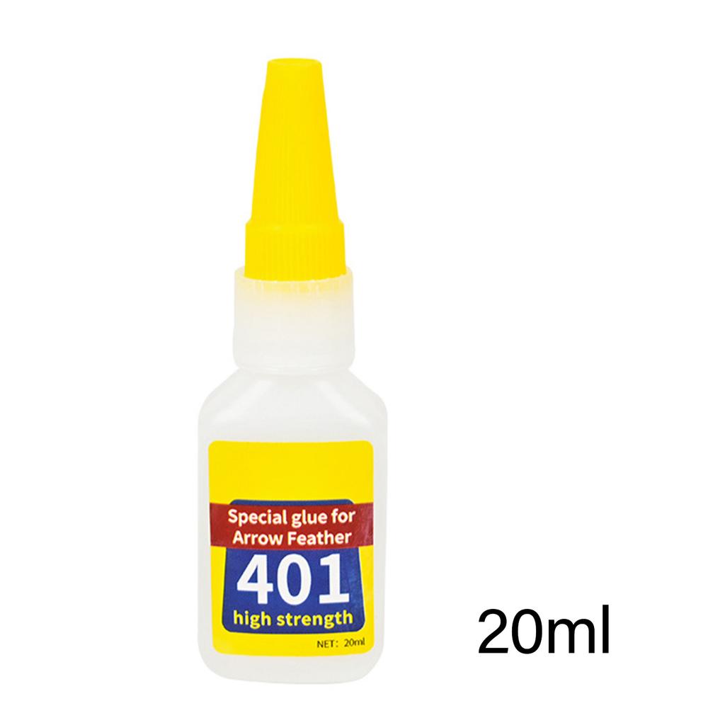 20ml Arrow Fletching Adhesive Glues High Strength Bonding Glue Fletches Paste Tool Fast Drying Glue For Bow And Arrow