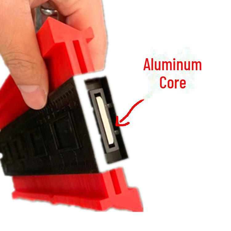 Multifunctional Contour Gauge: Woodworking Tool and Irregular Arc Ruler