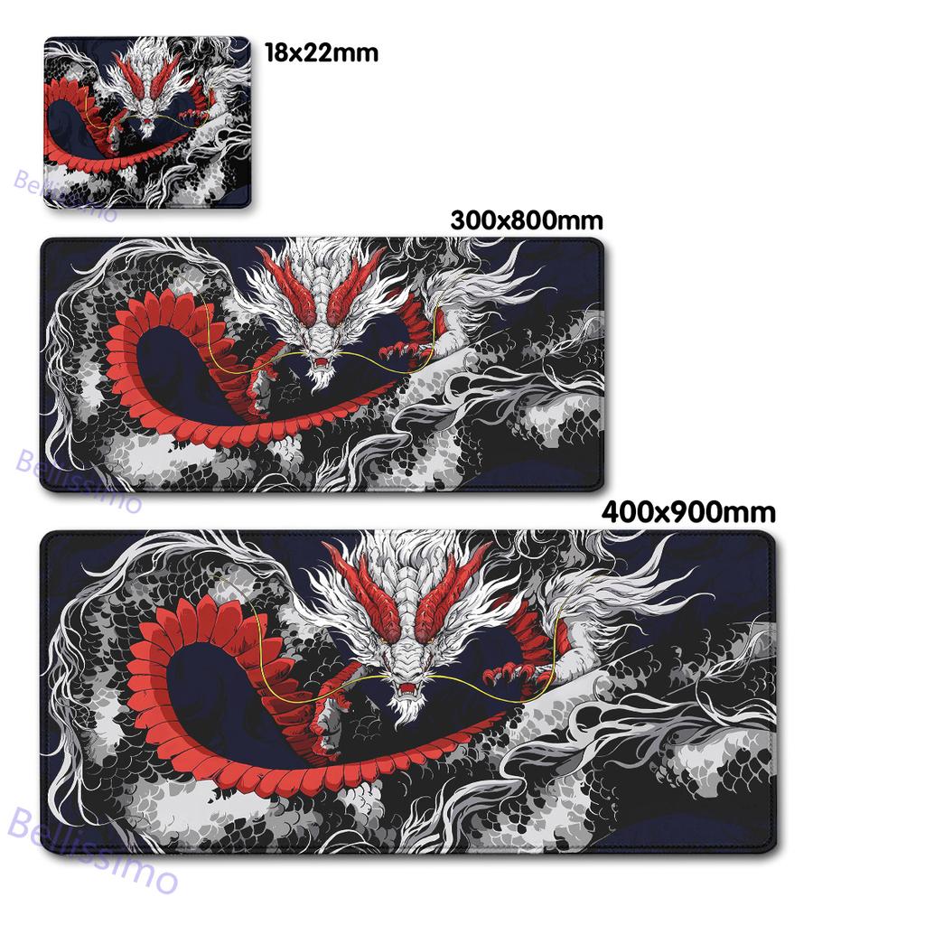 Large Game mousepad Japanese Dragon Gaming Accessories HD Print Office Computer teclado mouse pad XXL PC Gamer Laptop Desk Mat