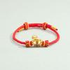 2026 Year of the Horse Red String Zodiac Bracelet - Handwoven Ethnic Style Jewelry, New Year Gift