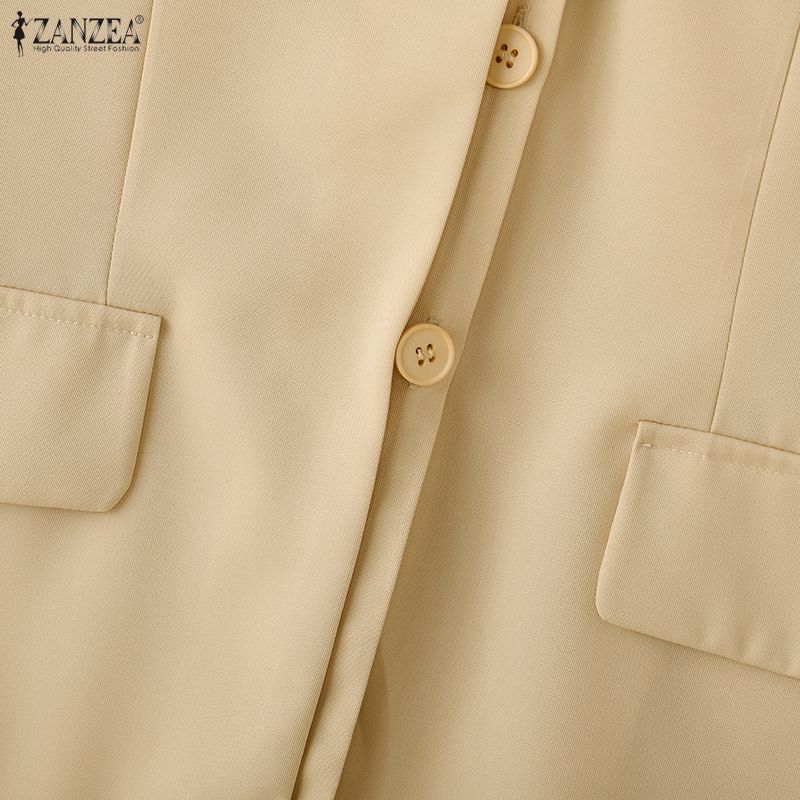 ZANZEA Women Casual V-neck Summer Sleeveless Cardigan Vest Tops