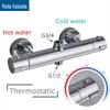 All-Copper Automatic Temperature Control Solar Water Heater Valve - Smart Mixing Shower Faucet