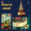 DIY Christmas Tree Music Box Building Blocks Set Jewelry Holder Snowman Bricks Christmas Decoration Gifts for Kids