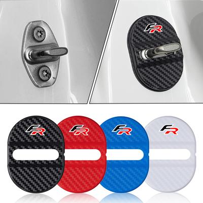 Capa Protetora Elástica de Silicone para Fecho de Porta de Carro Para Seat FR Leon Ibiza Altea Exe Mk2 Mk3 Alhambra Acessórios de Decoração