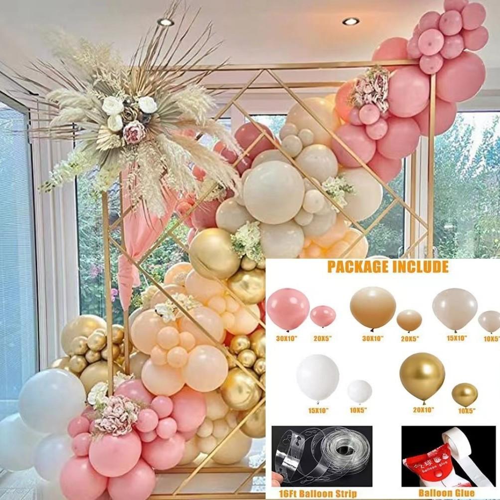 Vintage Balloon Chain Birthday Party Balloon Package Wedding Wedding Arrangement Latex Balloon Chain Set
