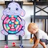 Elephant Themed Sticky Ball Dart Board Two Pack Toy Set, Children's Favorite Fun Toys, Indoor and Outdoor Interactive Games
