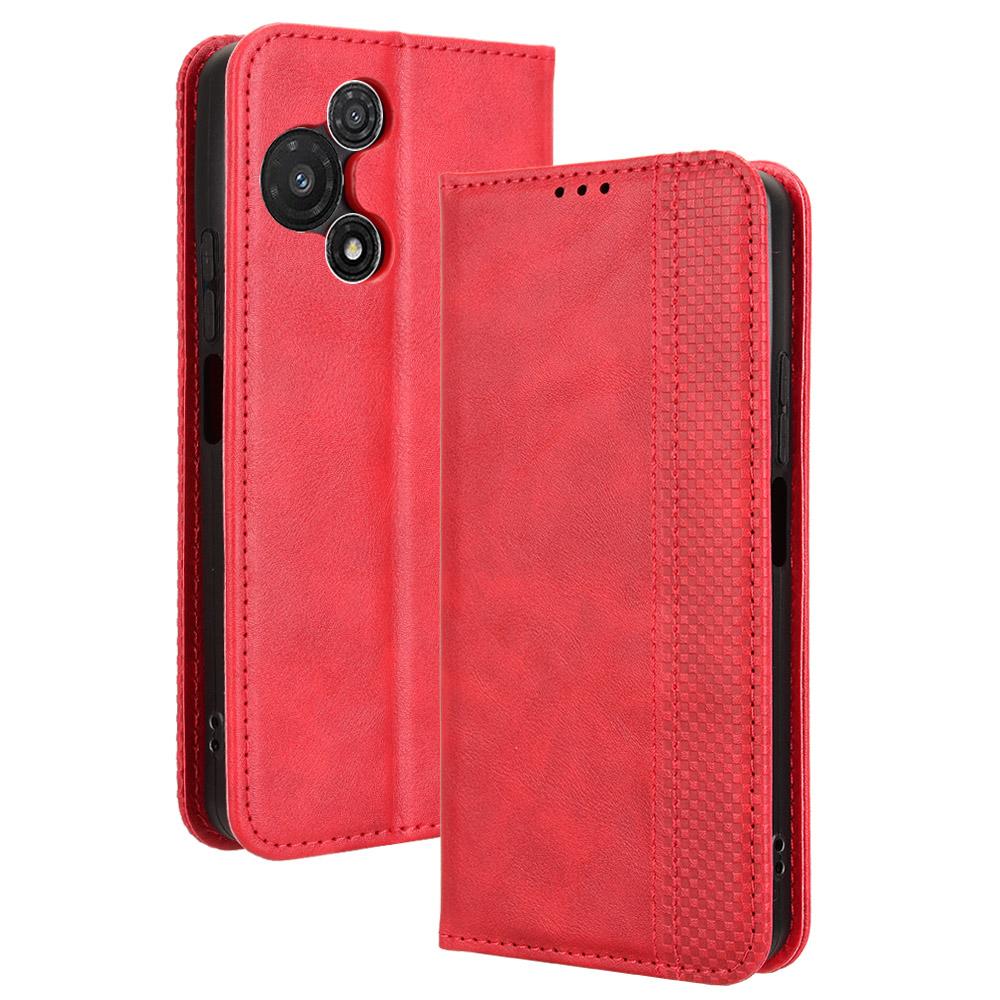 

For TCL 60R 5G/TCL 60 5G Case Wallet Stand Retro Texture Leather Phone Cover A