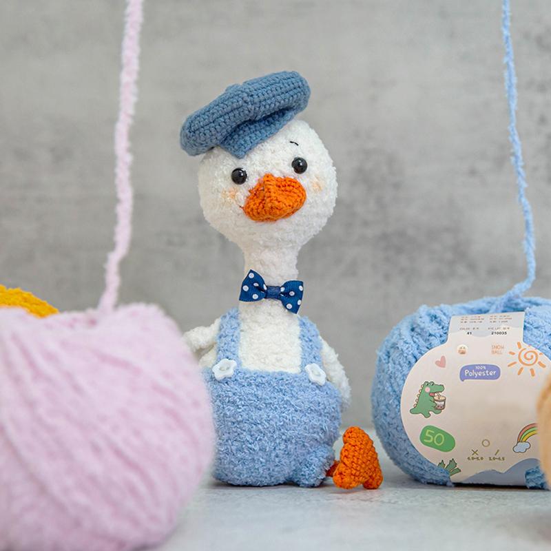 50g/ball Thick Knitted Yarn Handwoven DIY Yarn Super Soft Chenille Woolen Yarn For Doll Sweater Hat and Scarf