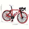 Adorno de Modelo de Bicicleta de Montaña DIY, 1:Kit de Modelo de Bicicleta Miniatura de Aleación 8 Escala