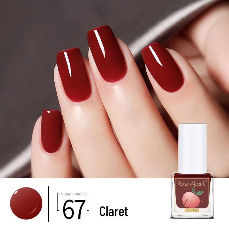 Eco-Friendly Peelable Water-Based Nude Nail Protector Polish