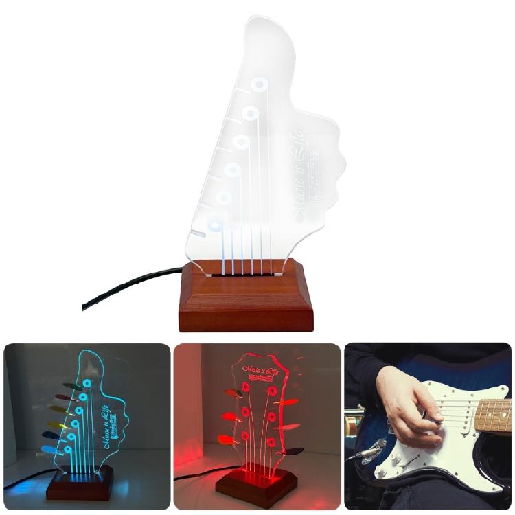 Porte-médiators de guitare avec base Porte-médiators de guitare pour le rangement et l'exposition des médiators Support de médiators de guitare en acrylique avec éclairage LED