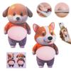 3D Cat Belly Stickers Super Soft Silicone Decor Sticker Cat Squeezeable Toys Cute Stickers Case Decor Stress-relieving Phon O5P4
