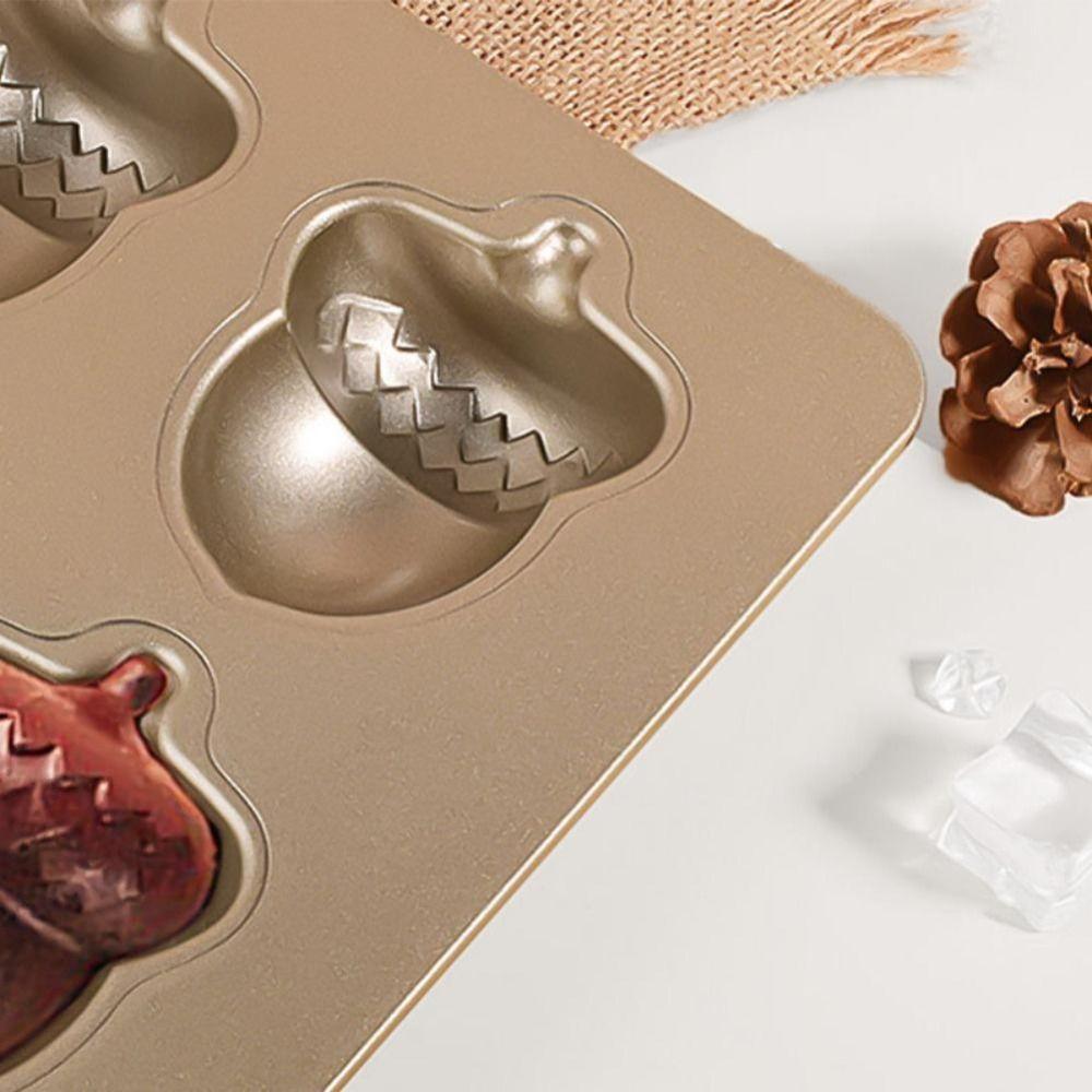 Hazelnut Shape Chocolate Dessert Mold 6-Cavity French Pastry Baking Mold Cake Mold Pastry Making