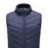 Heating Waistcoat Stand Collar Firm Hemming Comfortable Warming Rechargeable Electric Heating Vest