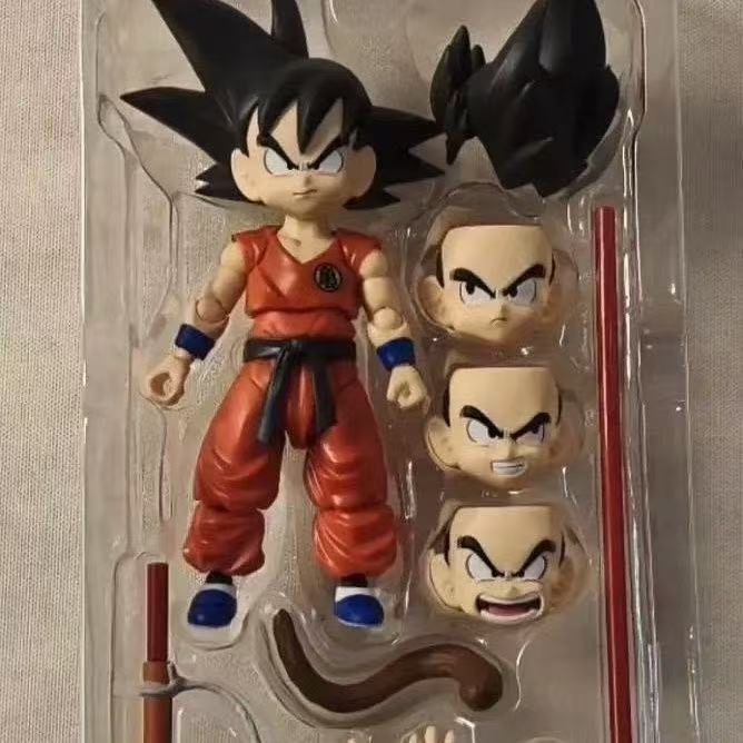 Latest Anime Peripheral Shf Childhood Krillin Articular Mobility Figurine Pvc Action Figurine Collectible Model Plaything Boxed