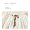 Literary Vintage Summer Mid-length Double-layer Bustier Skirt