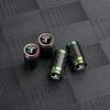 Car Sticker Tesla 4Pcs Car Carbon Fiber Wheel Tire Valve Caps Stem Case For Tesla Model 3 Model S X Roadster SpaceX Cybertruck C