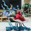 Anime Fall Into The Sea Jiraiya Figure Static Statue Pvc Collectible Model Toy Desktop Decoration Office Ornament Creative Gifts