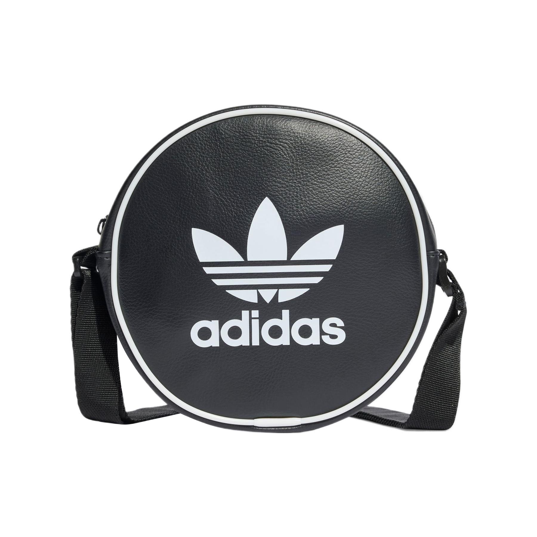 adidas Adicolor Classic Round Bag Black Unisex Streetwear IT7592 Black