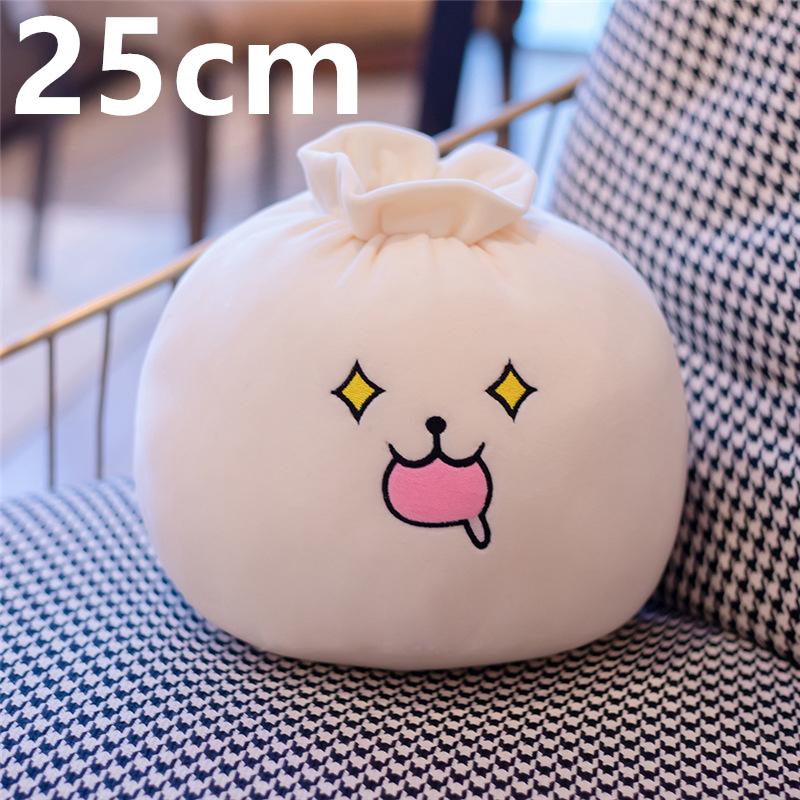 Brinquedos de Pelúcia Criativos em Formato de Pão Chinês Almofada Macia Recheada de Bolinhos Kawaii Almofada Boneca de Comida Simulação Presente para Crianças Decoração de Casa