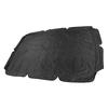 Swing Canopy 600D Silver Coated Oxford Cloth Waterproof Swing Top Cover for Outdoor Black