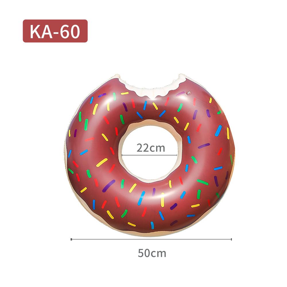 Sommer Wasser Aufblasbare Donut Schwimmen Ring Outdoor PVC Kinder Erwachsene Schwimmen Rettungsring Pool Spielzeug