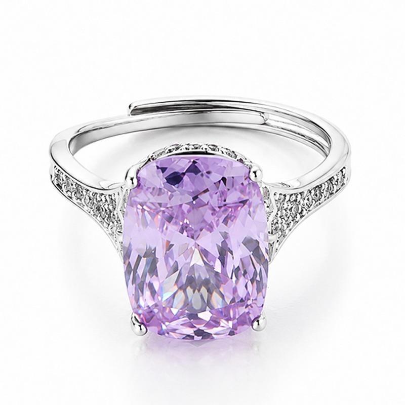European and American New Diamond Twist Ring Couple's Ring Simple Fashion Ladies Jewelry Brilliant Exquisite Ladies Ring
