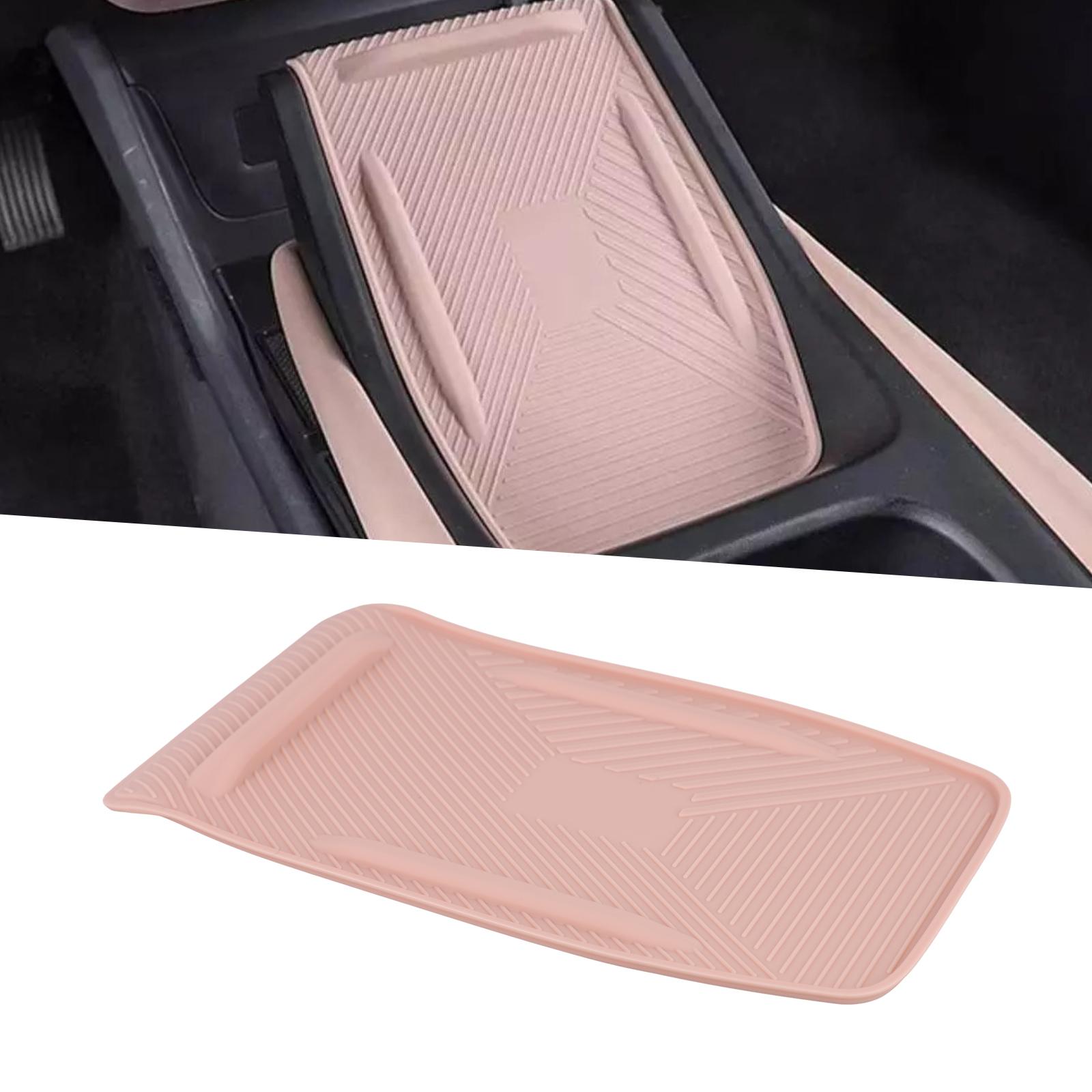 Car Center Console Wireless Charging Mat 15*25cm Waterproofing Anti-Slip Mat Silicone For Byd Seagull Interior Accessories