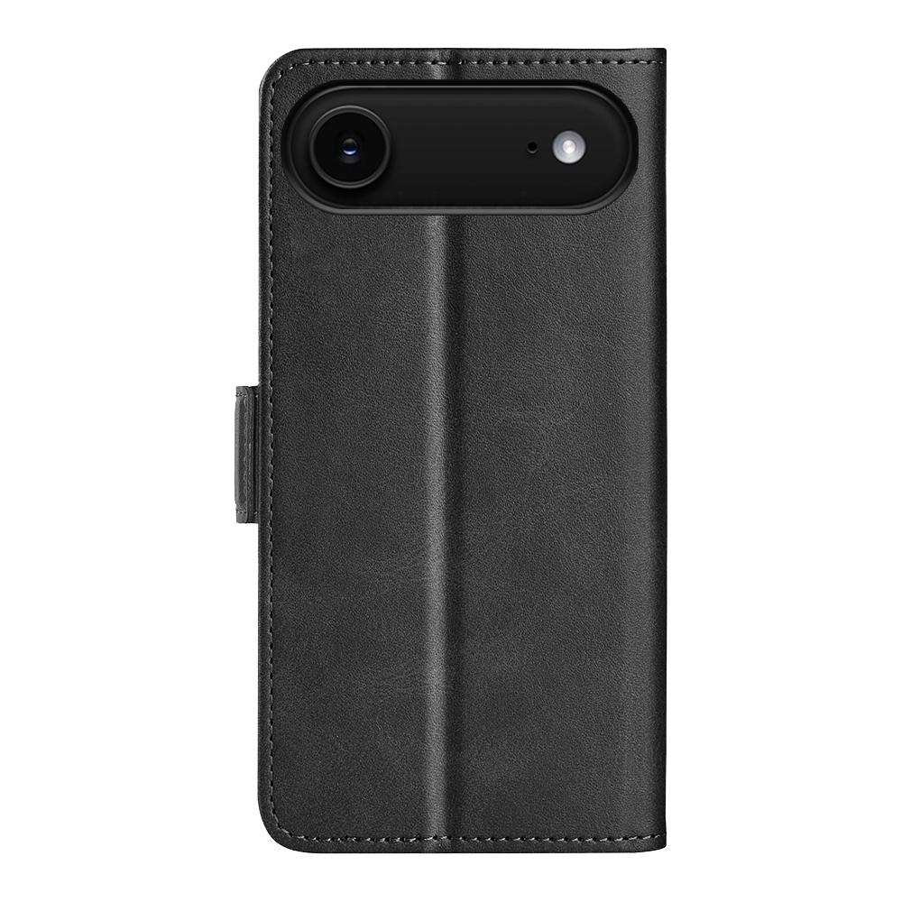 For iPhone 17 Air Case Calf Texture Leather Wallet Phone Cover
