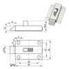 Automatic Spring Latch Spring Bounce Lock Stainless Steel Latch Secure Lock