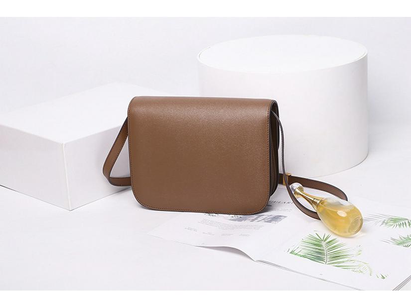 Retro Mała Kwadratowa Torba na Ramię z Ręcznie Wcieranej Skóry Tofu dla Kobiet - Kolekcja Jesień/Zima