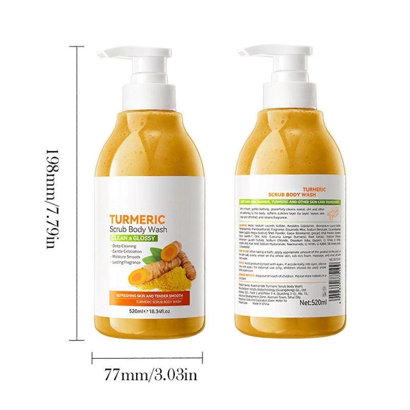 Turmeric Scrub Body Wash Cleansing Body Wash